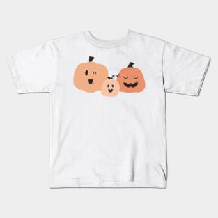 3 little pumpkins - variation 2 Kids T-Shirt